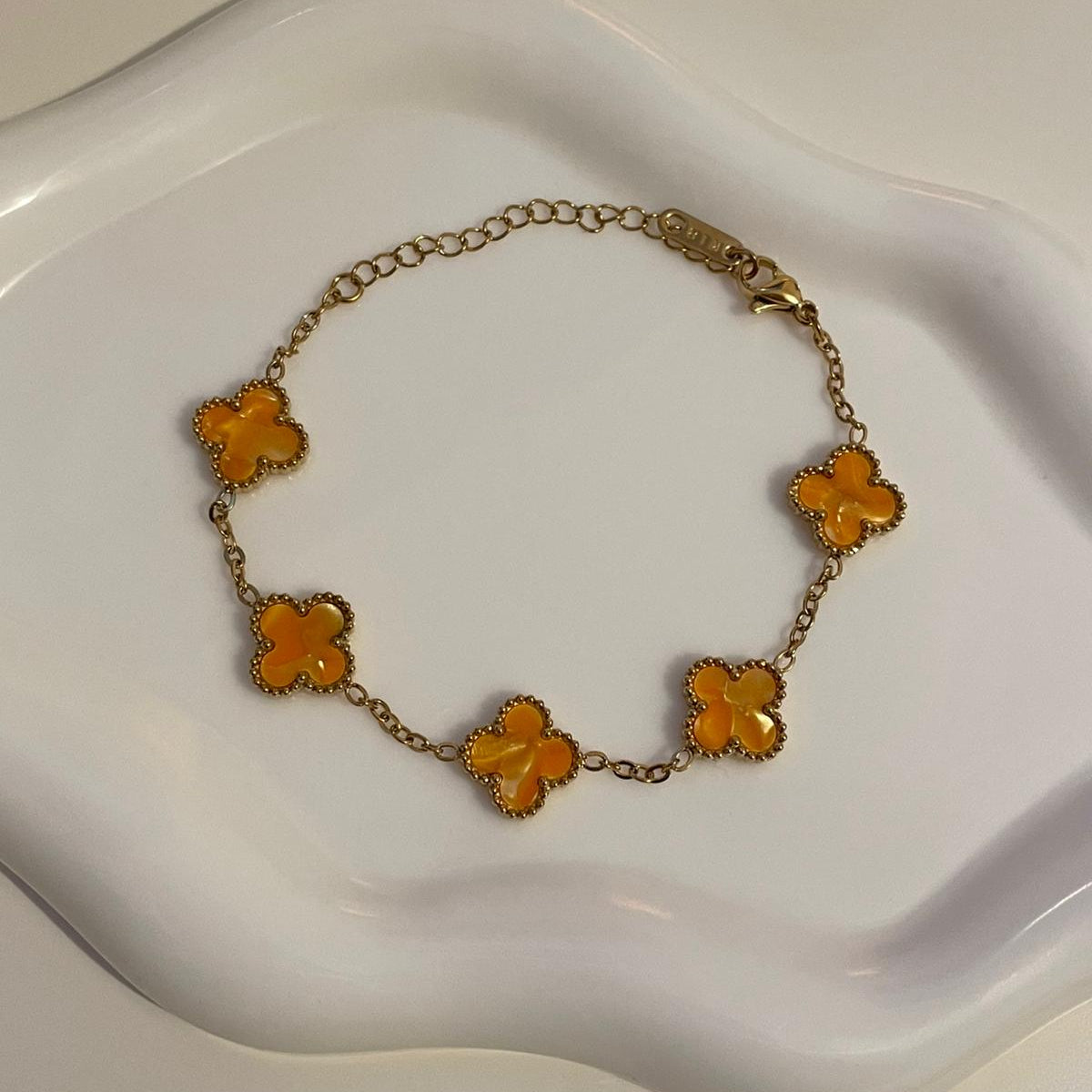 Pulseira Lucky Clover - Mel