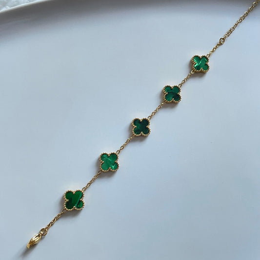 Pulseira Lucky Clover - Esmeralda
