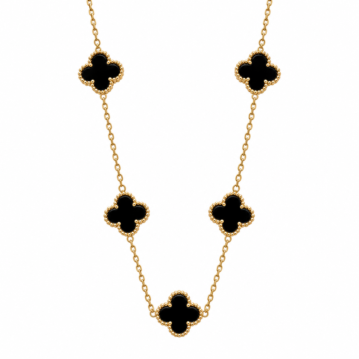 Colar Lucky Clover | 5 Black Clovers