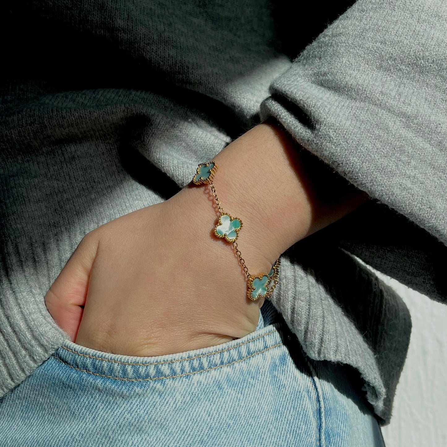 Pulseira Lucky Clover - Oliva