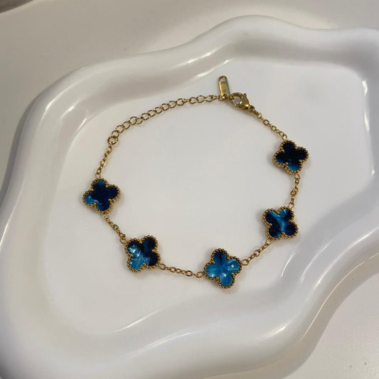 Pulseira Lucky Clover - Safira