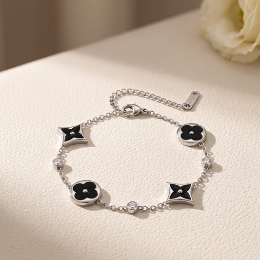 Pulseira Silver Luxe | Black