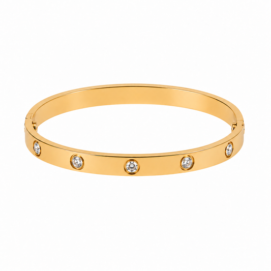 Pulseira Gold Love's Bangle