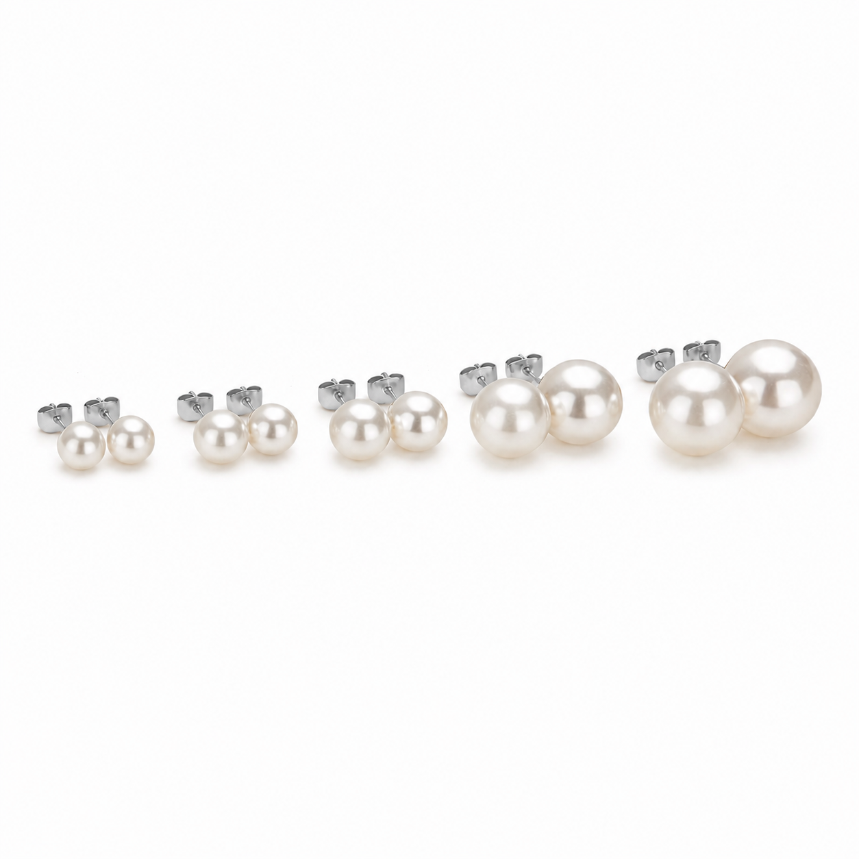 Brincos Pérola Silver Basic
