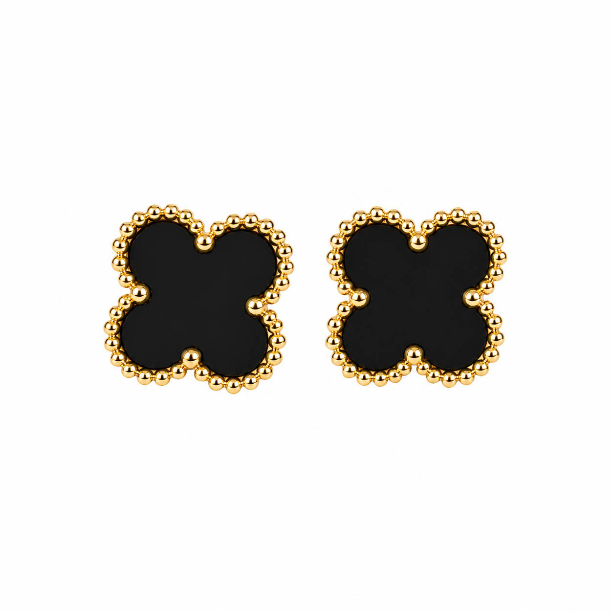 Brincos Lucky Clover | Black