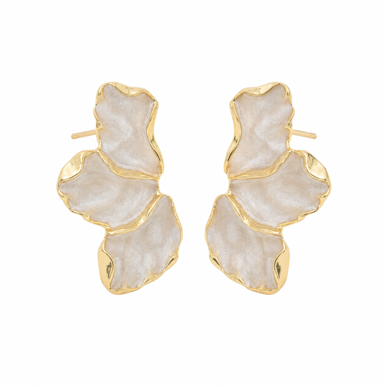 Brincos Orchid | Pearl