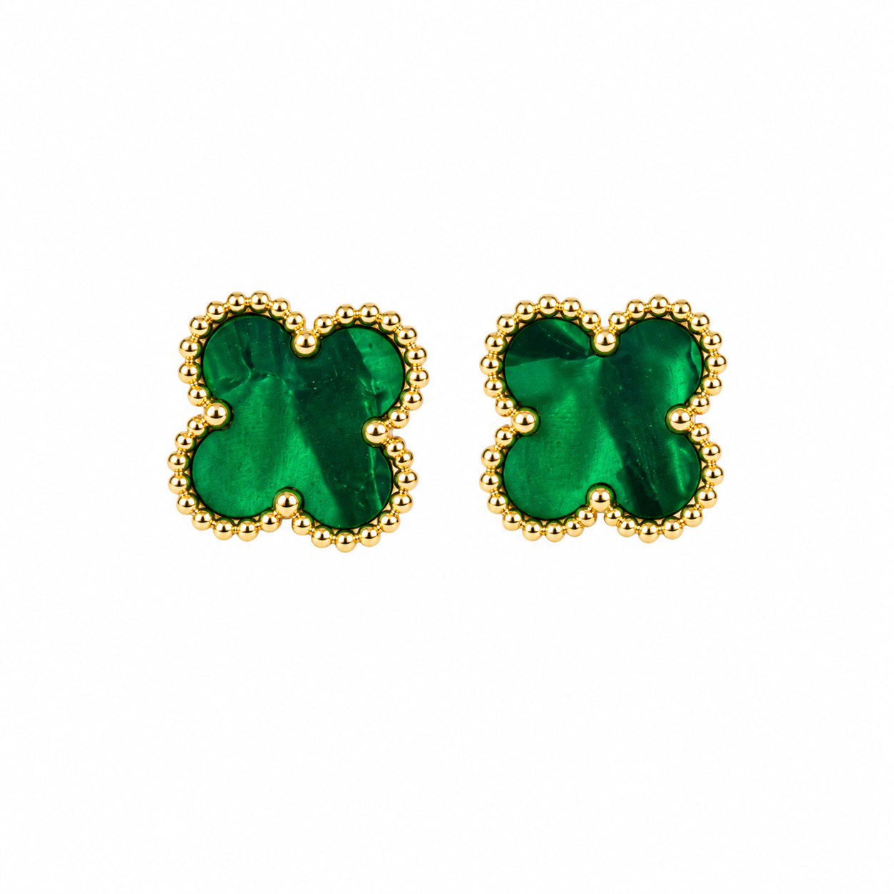 Brincos Lucky Clover | Emerald