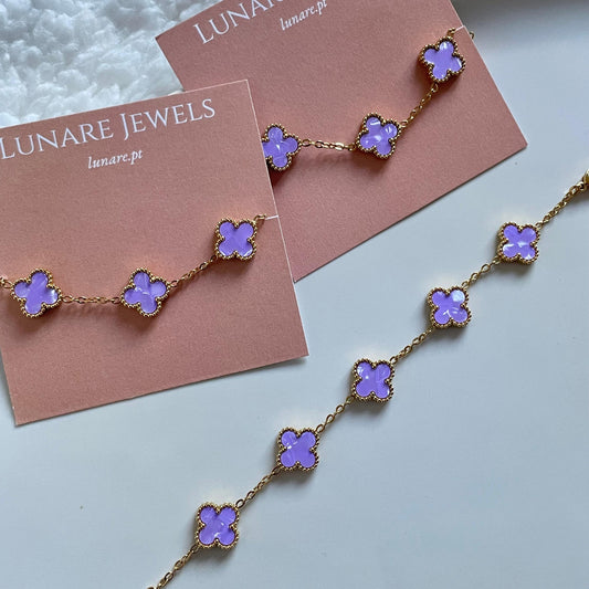 Pulseira Lucky Clover - Lilac
