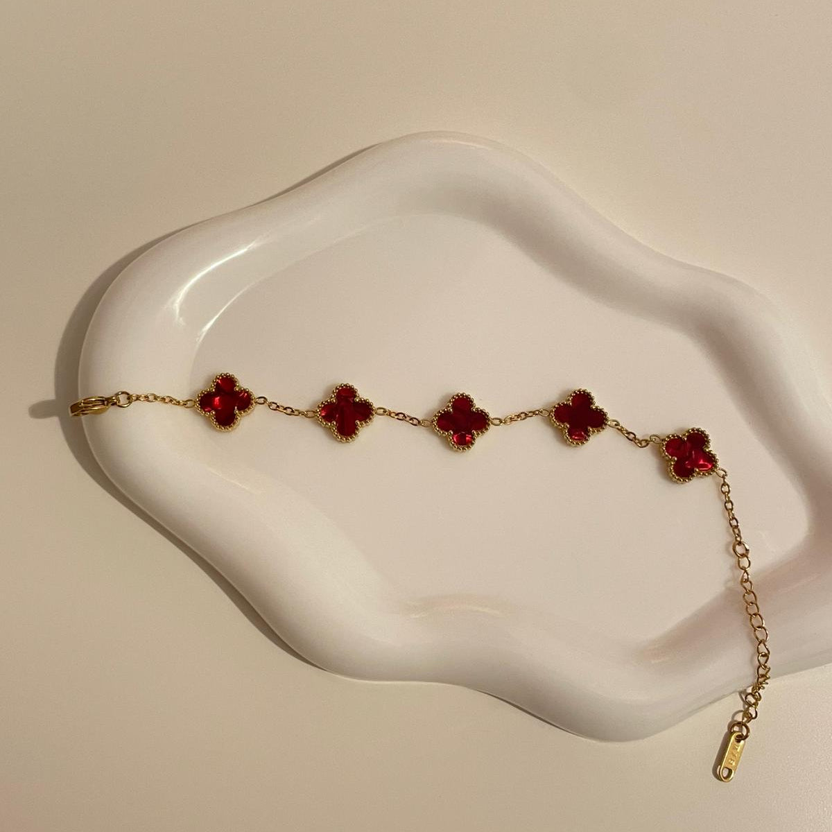 Pulseira Lucky Clover - Rubi