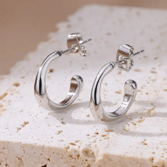 Brincos Melodia - Prateado