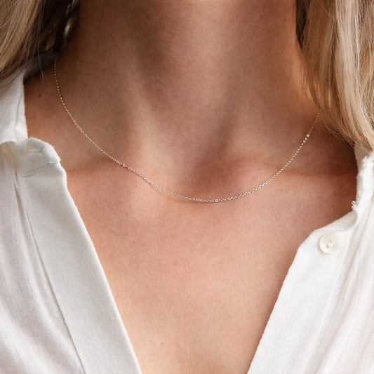 Corrente Fina Basic - Prateado
