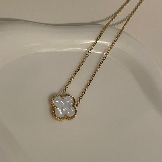 Colar Lucky Clover - Branco