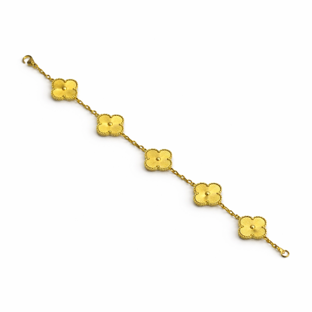 Pulseira Shiny Gold Clover