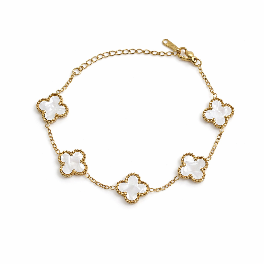 Pulseira Lucky Clover | White