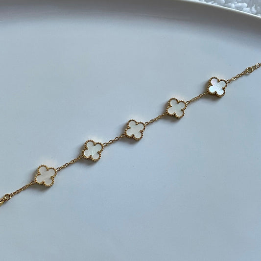 Pulseira Lucky Clover - Pérola