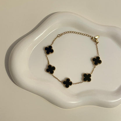 Pulseira Lucky Clover - Preto