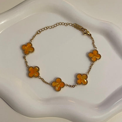 Pulseira Lucky Clover - Mel