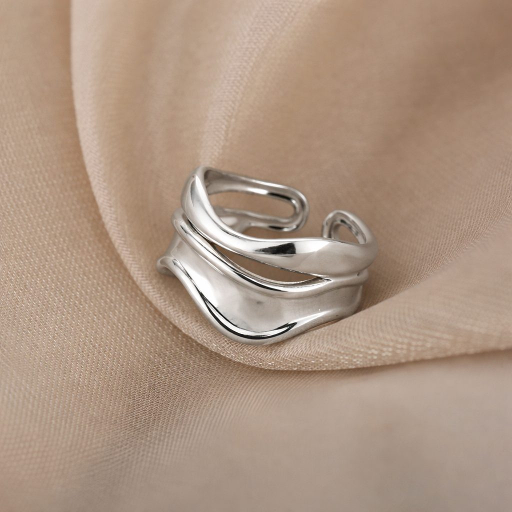 Anel Flow - Prateado