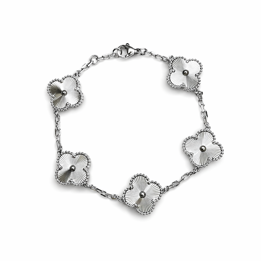 Pulseira Shiny Silver Clover
