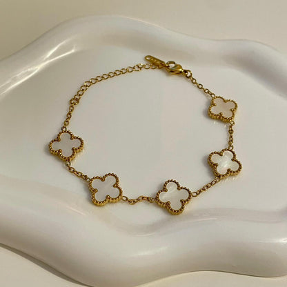 Pulseira Lucky Clover - Pérola