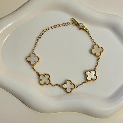 Pulseira Lucky Clover - Pérola