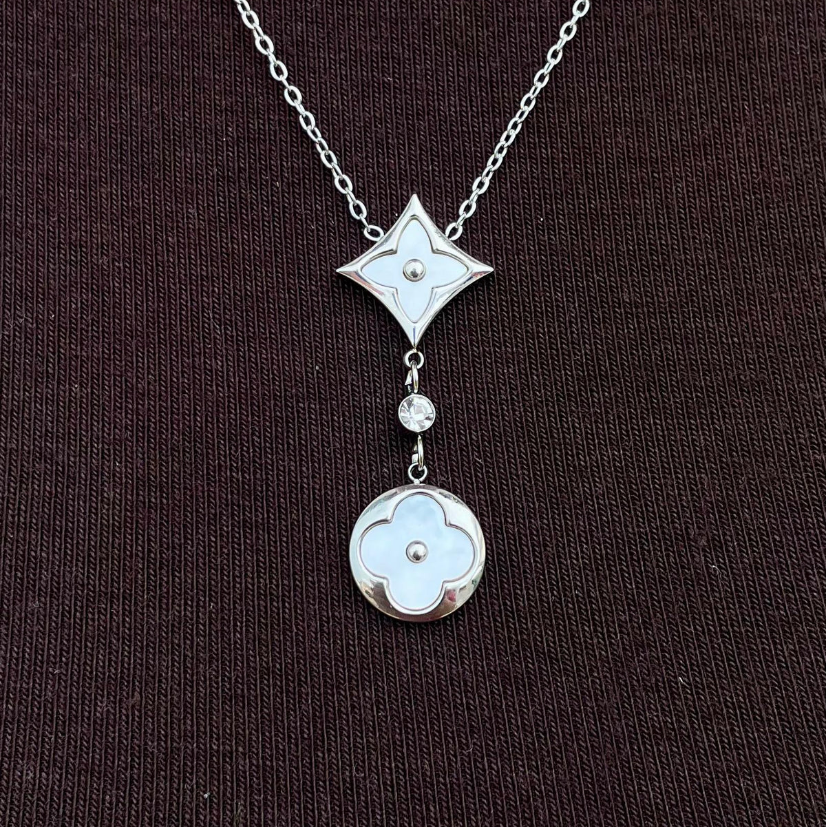 Colar Silver Luxe | White