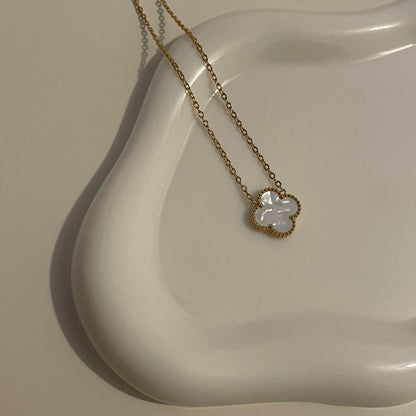 Colar Lucky Clover - Branco