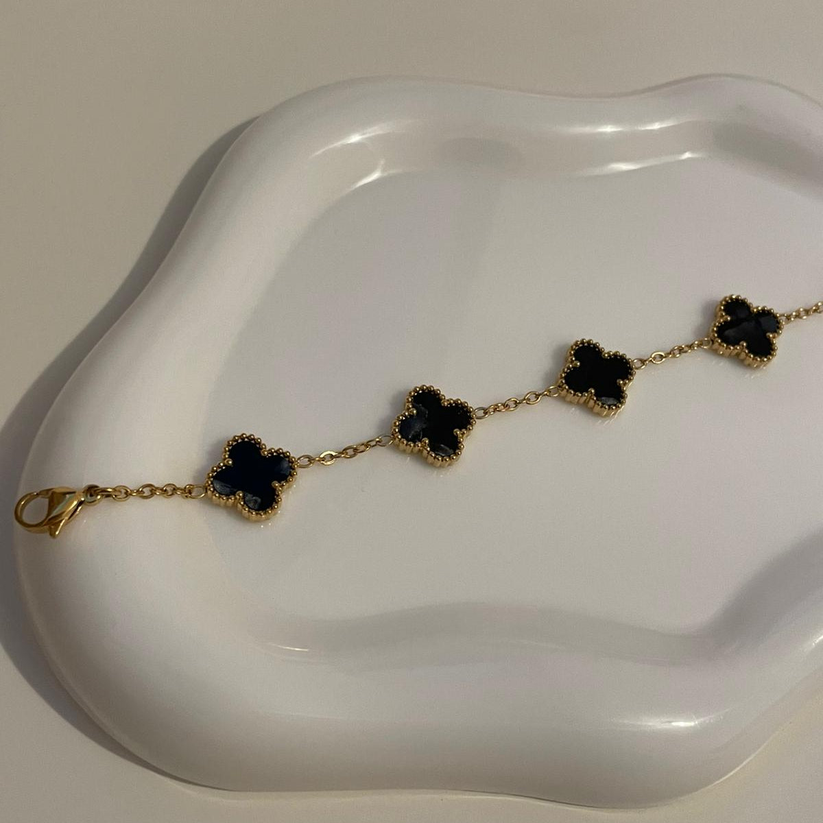 Pulseira Lucky Clover - Onyx