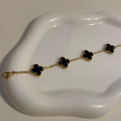 Pulseira Lucky Clover - Onyx