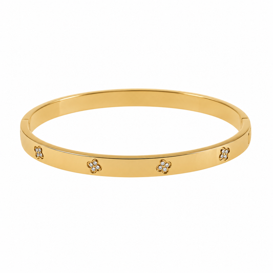 Pulseira Gold Diamond's Bangle