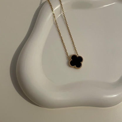 Colar Lucky Clover - Preto