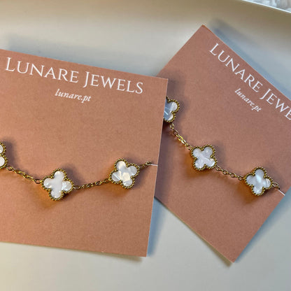 Pulseira Lucky Clover - Branco