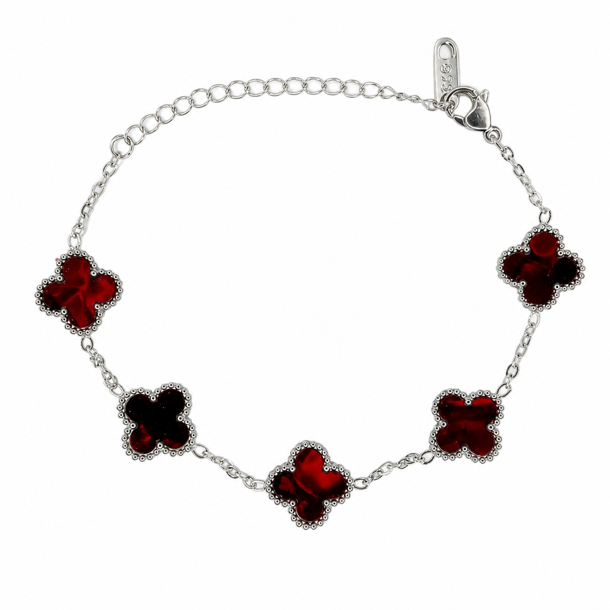 Pulseira Lucky Clover Silver | Ruby