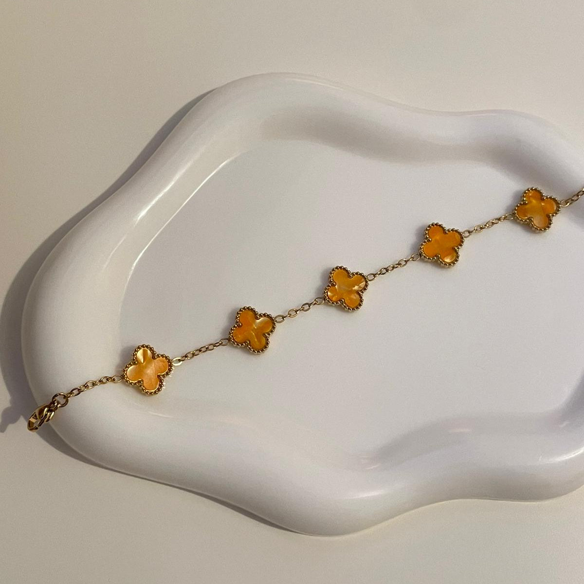 Pulseira Lucky Clover - Mel