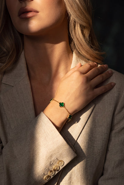 Pulseira Lucky Clover | Emerald