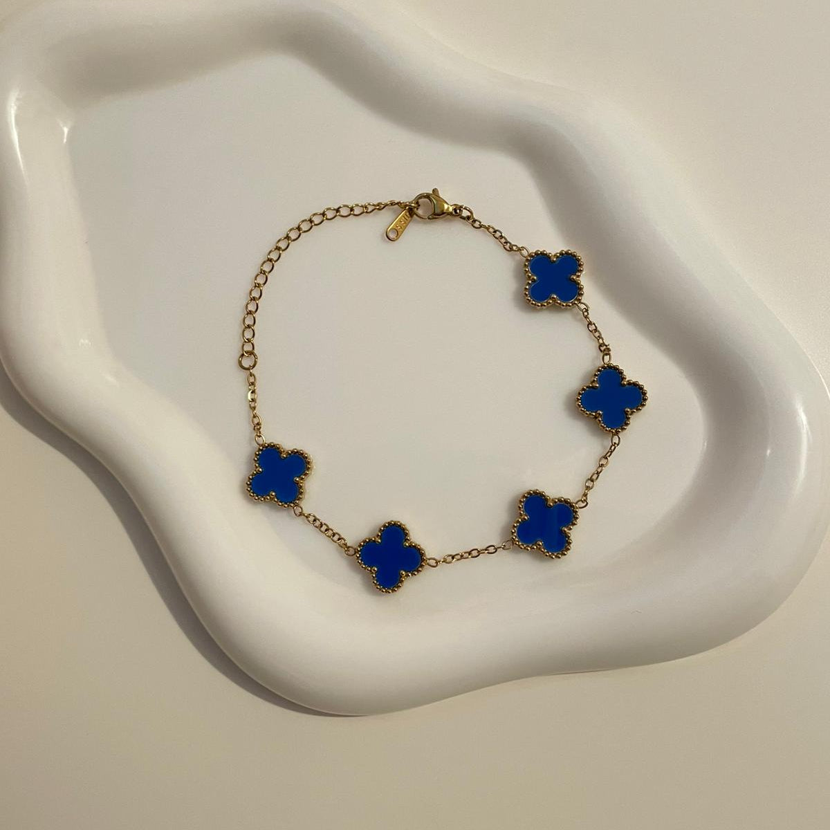 Pulseira Lucky Clover - Azul Royal