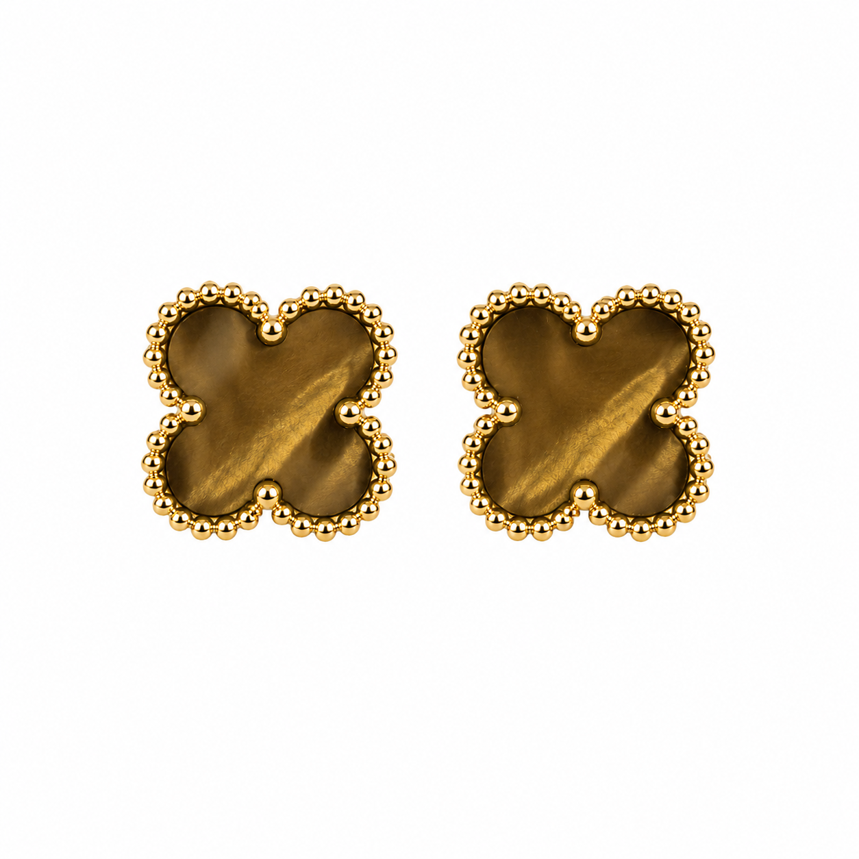 Brincos Lucky Clover | Cocoa