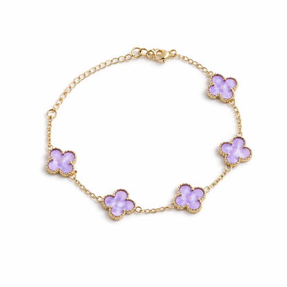 Pulseira Lucky Clover - Lilac