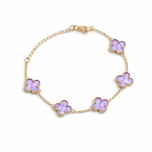 Pulseira Lucky Clover - Lilac