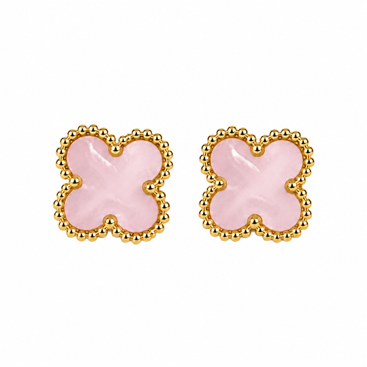 Brincos Lucky Clover | Blush