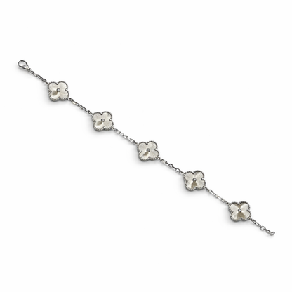 Pulseira Shiny Silver Clover