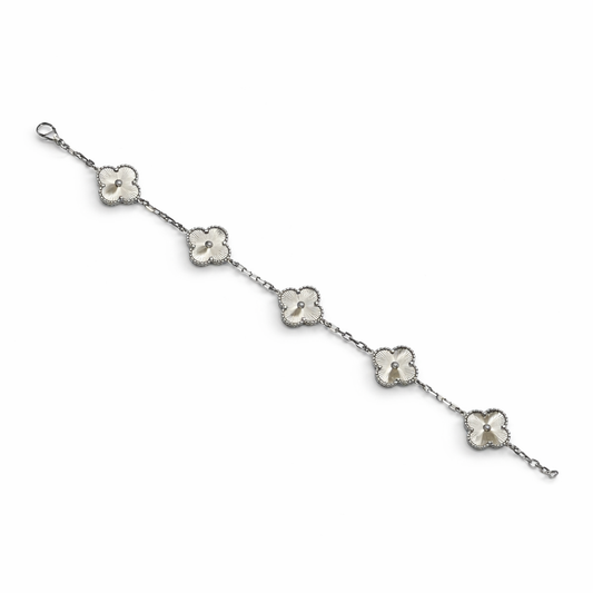 Pulseira Shiny Silver Clover