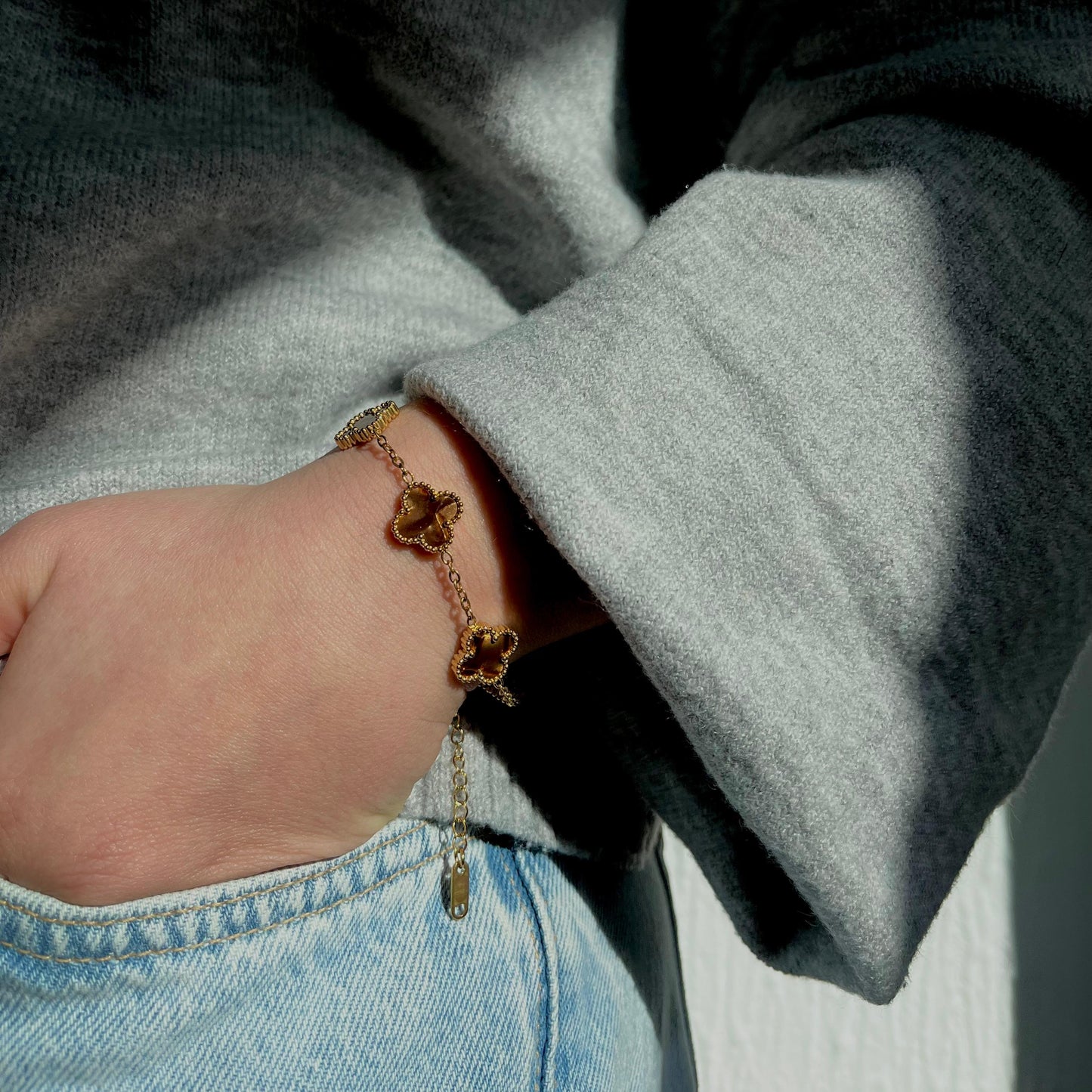 Pulseira Lucky Clover - Cacau