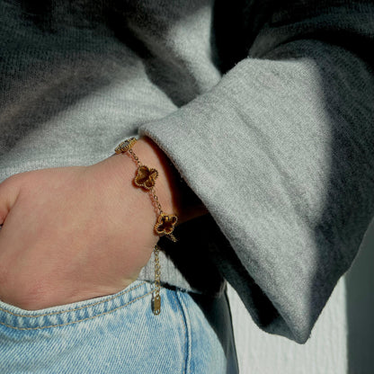 Pulseira Lucky Clover - Cacau