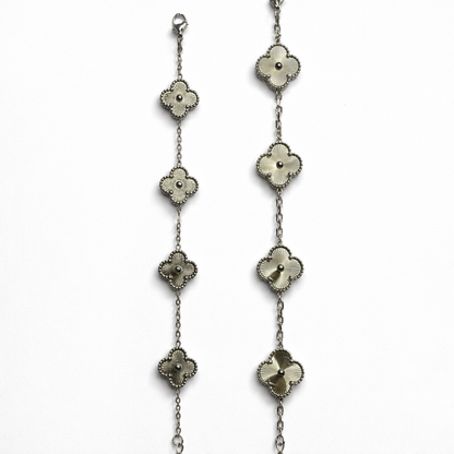 Pulseira Shiny Silver Clover
