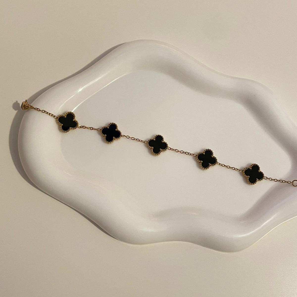 Pulseira Lucky Clover - Preto