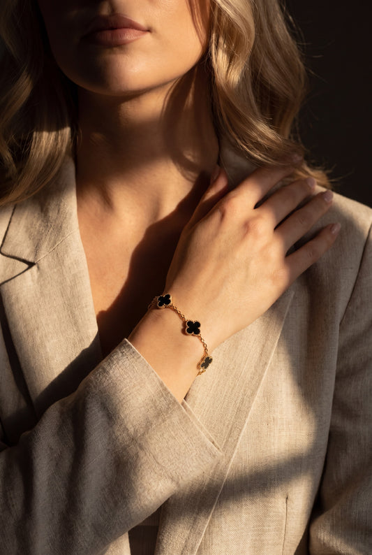 Pulseira Lucky Clover | Black