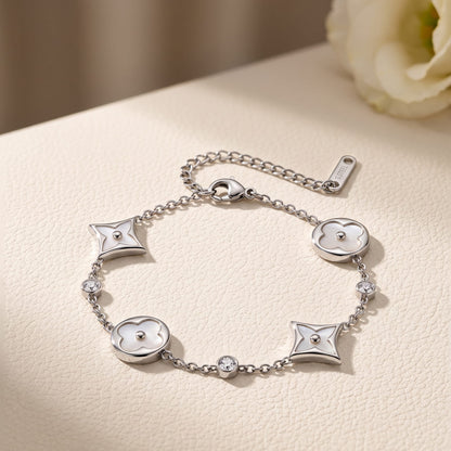 Pulseira Silver Luxe | White