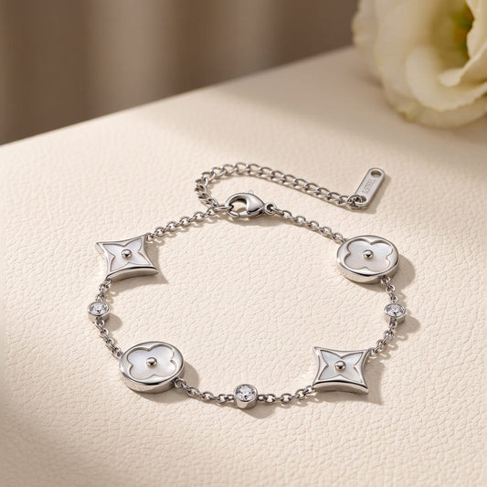 Pulseira Silver Luxe | White