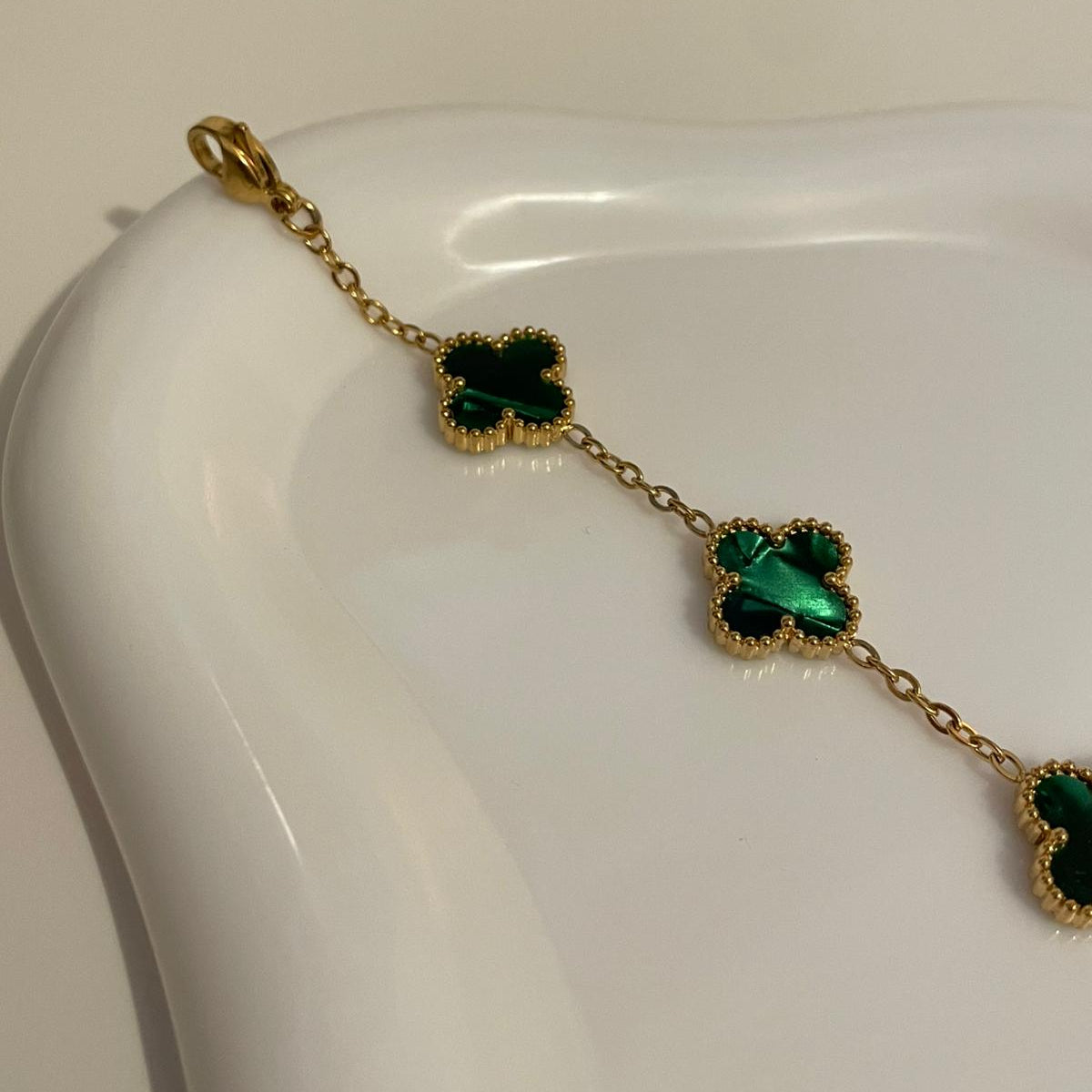 Pulseira Lucky Clover - Esmeralda